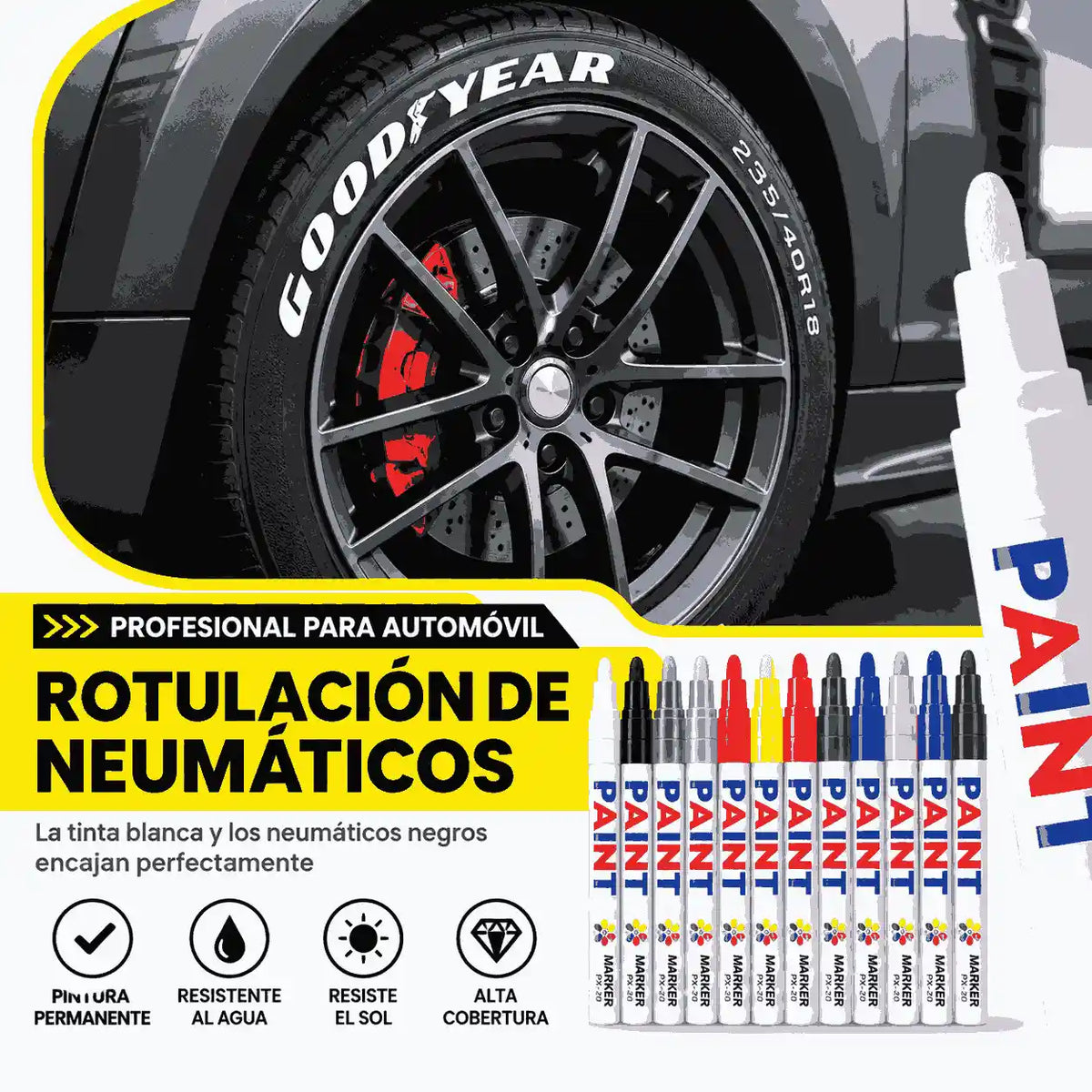 Marcador Premium para Neumaticos